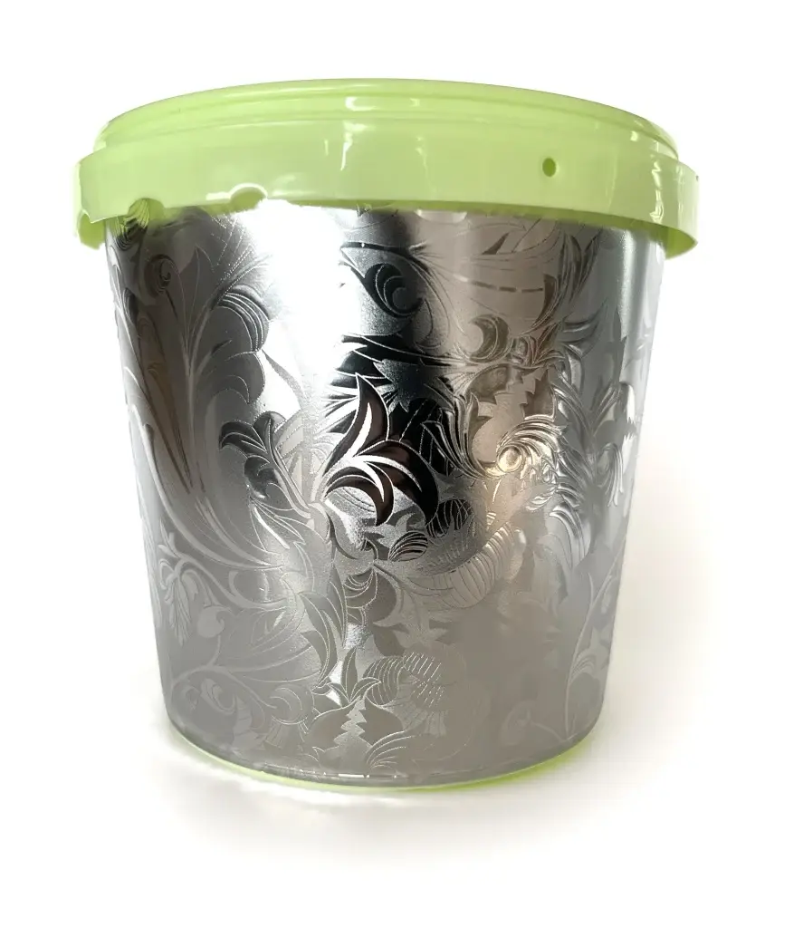 Metallic Embossed In Mold Labeling (IML) For Container And Pail Industry