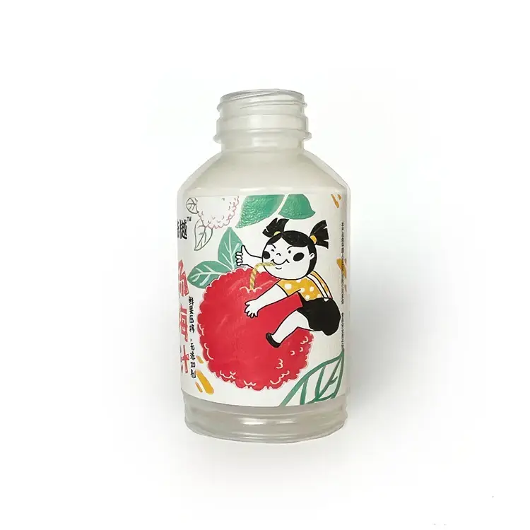 Blowing In mold labeling (IML) of orange peel effect